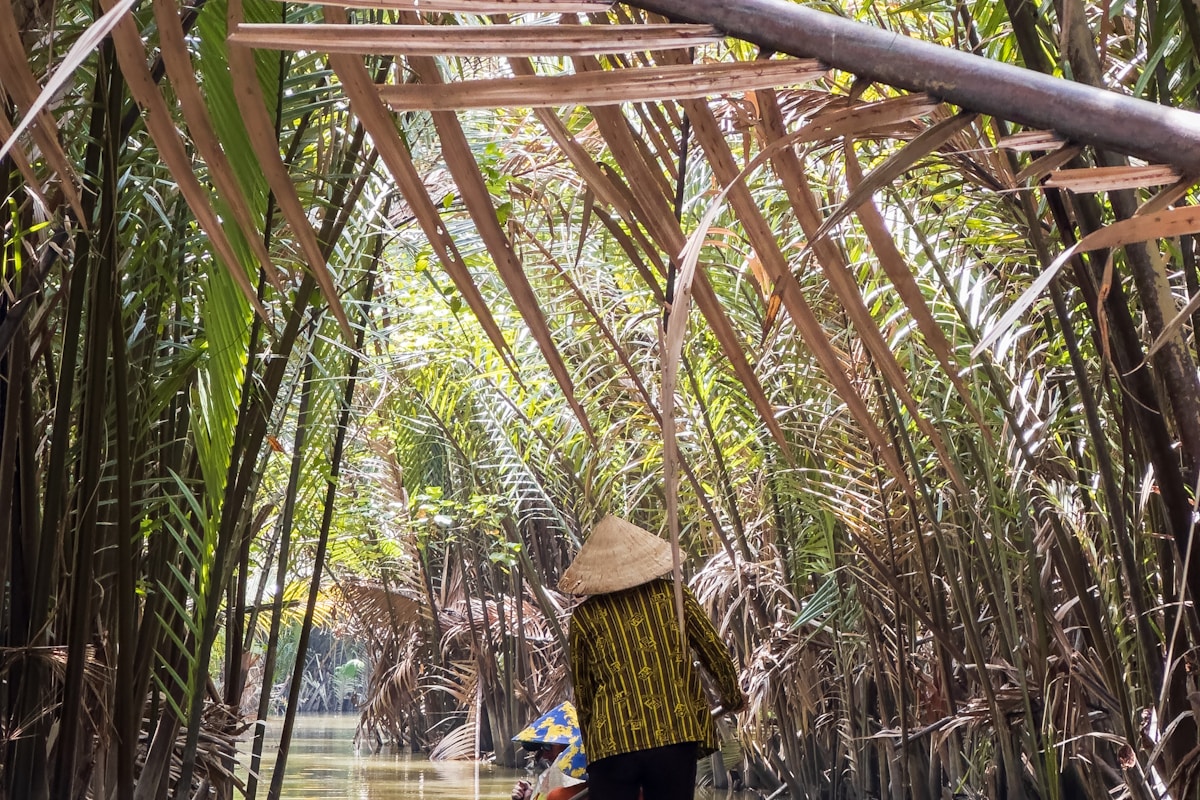 メコンデルタの水上市場